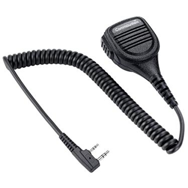 Imagem de Microfone de alto-falante pesado com cabo reforçado para Baofeng Radios BF-F8HP BF-F9 UV-82 UV-82HP UV-82C UV-5R UV-5R5 UV-5RA UV-5RE UV-5X3 V2+ e Arcshell TYT Wouxun Kenwood 2 Pin Radios, Microfone de ombro