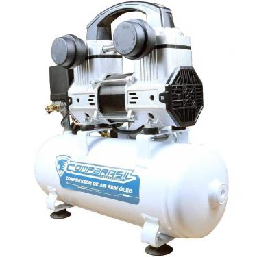 Imagem de Compressor de Ar Portátil 5,2 Pés 8 Litros 1,1 HP Silencioso Isento de Óleo 1100-8L COMPBRASIL