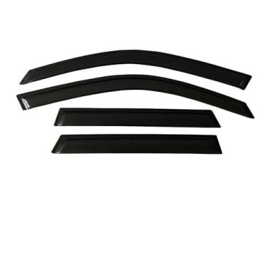 Imagem de GRJQRKHZ Defletor de janela lateral de carro para N&issan Altima L30 2000-2001 Weathershied viseira de porta vento sol proteção chuva janela lateral defletores de vento
