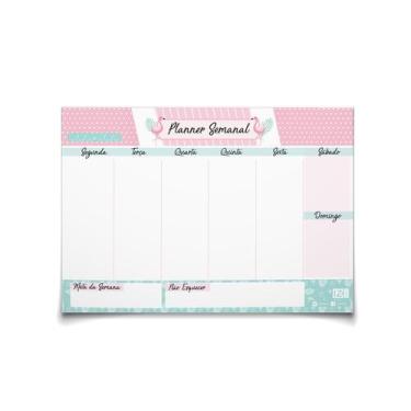 Imagem de Planner semanal flamingo - IZ IDEAS