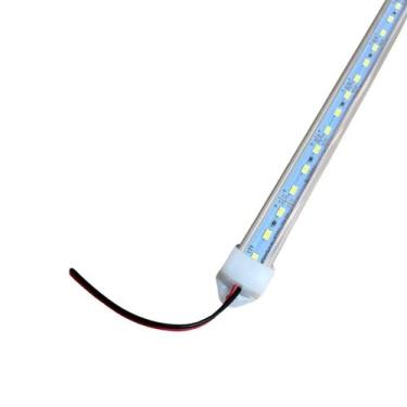 Imagem de Barra Led 12 Volts 52cm Branco Frio Lente Transparente - RICELOM