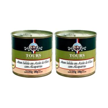 Imagem de Kit 2X: Atum Sólido Com Alcaparras Em Azeite Tours 255G