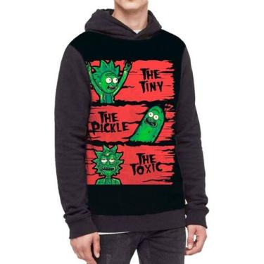 Imagem de Moletom Com Capuz Rick And Morty Rick Toxic Tiny Ref:706 - smoke, Pret