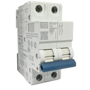 Imagem de Minidisjuntor bipolar c-40a mdwp weg