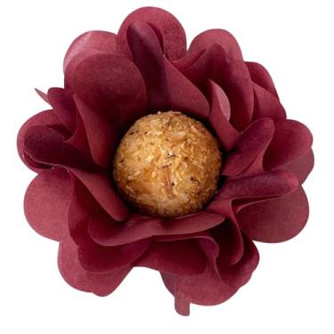 Imagem de 50 Forminhas Flor Doces Finos Super Volume em Papel Especial Tons Terrosos (marrom)