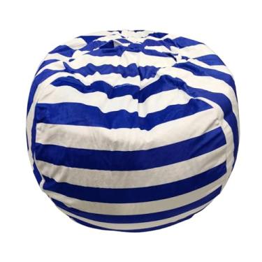 Imagem de Cadeira para Armazenar Brinquedos de Pelúcia | Cadeira Organizadora Zíper Boneca Pelúcia | Assento Porta-Brinquedos Saco de Feijão | Para Quarto de Crianças, Cantinho de Leitura, Sala de Estar,
