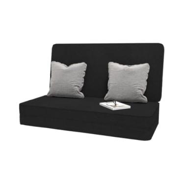 Imagem de Puff 3 Em 1 Multiuso Casal Dobrável