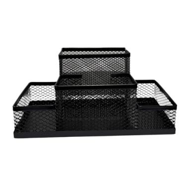 Imagem de Organizador de Mesa para Escritório Porta Lápis 4 Nichos Aramado