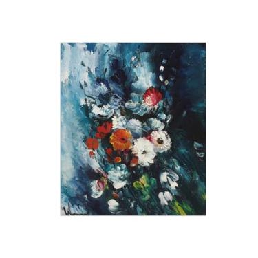 Imagem de Pôster e impressões em tela de flores vintage - reprodução de pintura de arte de parede famosa - Flores 9 imagens para sala de estar 30 x 35 cm 12 x 13 polegadas sem moldura