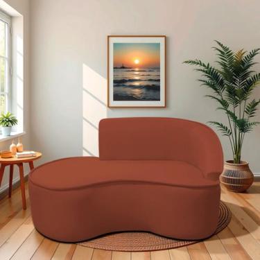 Imagem de Divã Recamier Curvo Sala de Estar Recepção Marrocos 150cm Lado Esquerd