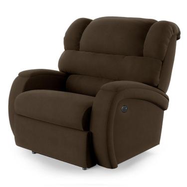 Imagem de Poltrona Do Papai Reclinável Napoli Power Elétrica Usb Veludo Fh1 Marrom