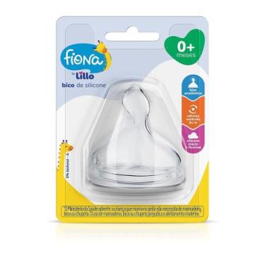 Imagem de Bico para Mamadeira Fiona Silicone Tamanho 2 - Lillo