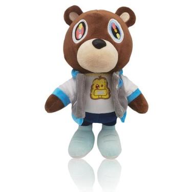Imagem de Brinquedo de pelúcia Cute Bear Kanye, bicho de pelúcia de 25 cm para f
