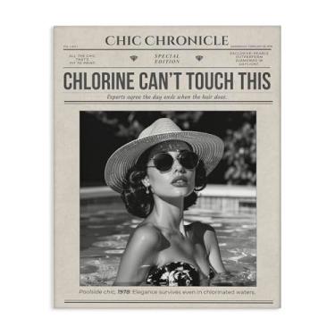 Imagem de Stupell Industries Chic Chronical Vintage Magazine Canvas Wall Art, design by A Barefoot Stylist, 76 x 61 cm