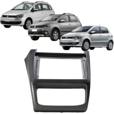 Imagem de Moldura 9 Polegadas Fox Crossfox Spacefox 2014 à 2022 Grafite Painel Central Multimidia Expex 9vw006