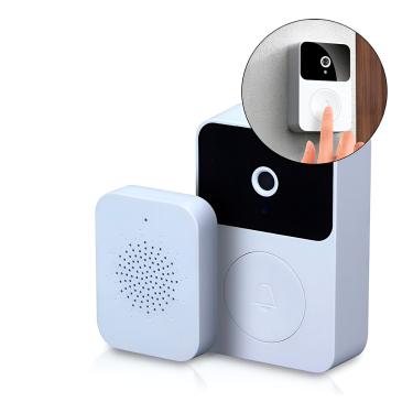 Imagem de Campainha Externa Interfone Inteligente Áudio Vídeo - Atenda de Qualquer Lugar
