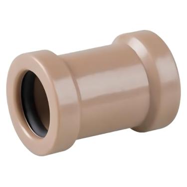 Imagem de Luva Soldável PVC Marrom para Água Fria, 20mm, Sistema Predial de Distribuição, Pressão 750 kPa, Dimensões 20, 25, 32, 40, 50 mm (6un - 32mm)