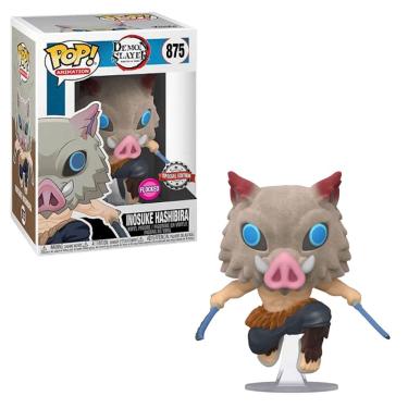 Imagem de Funko Pop Demon Slayer 875 Inosuke Hashibira Flocked Special
