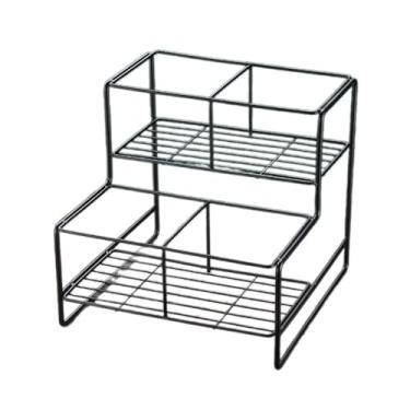 Imagem de Baoblaze Suporte para Garrafas de Xarope, Organizador de Temperos em Metal para Bar E Uso Familiar