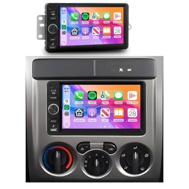 Imagem de Rádio estéreo automotivo 2G + 64G Android 15 para Chevrolet Chevy Silverado Impala Tahoe 03-06, GMC Sierra Yukon 03-07, Hummer H2, Wiereless Carplay Android Auto, 5G-WIFI GPS, câmera de backup FM SWC