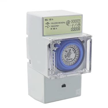 Imagem de SUL181H temporizador mecânico 24 horas interruptor de tempo relé temporizador programável elétrico 24 horas interruptor temporizador trilho DIN