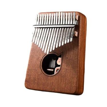Imagem de Piano de dedo 17 notas presente para iniciantes Kalimba kalimba profissional