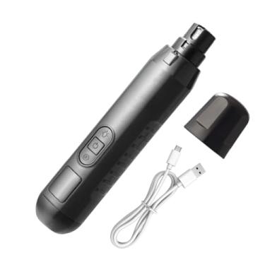 Imagem de Aparador elétrico de unhas para cães, cortadores de patas de gatinho - Moedor elétrico de unhas de cachorro 5 velocidades, silencioso, recarregável, cortador de patas de animais de estimação para