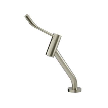 Imagem de Torneira Docol Nova Benefit 90011920044 com Alavanca de Bancada Níquel Escovado