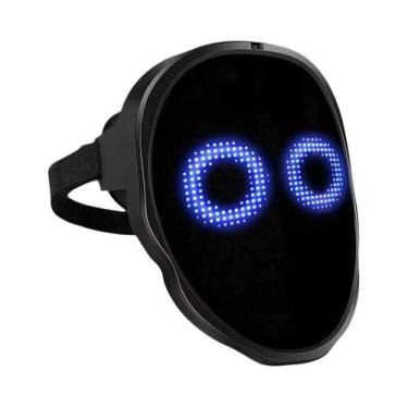 Imagem de Máscara De Festa LED Com Sensores De Gestos, Display Inteligente, Cont