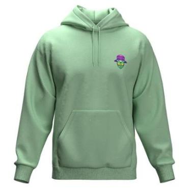 Imagem de Casaco Hyve Moletom De Frio Com Capuz Modelo Canguru Feminino-Feminino