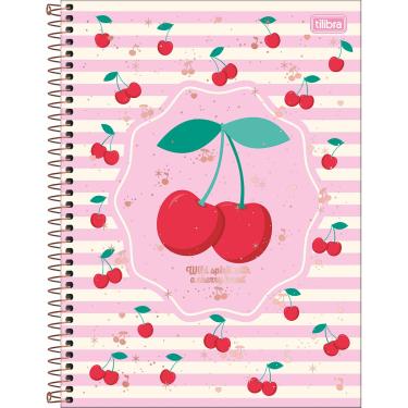 Imagem de Caderno de 10 Matérias Universitário Amarena, 160 Folhas