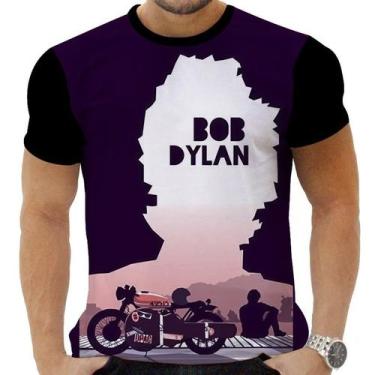 Imagem de Camiseta Camisa Personalizada Rock Bob Dylan Clássico Hd 7 - Obsidiana