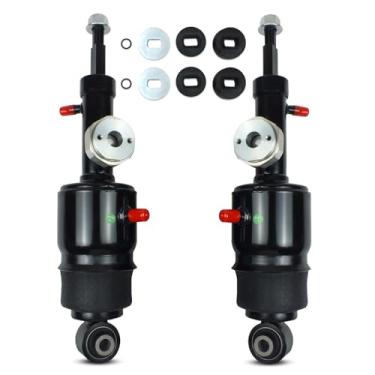 Imagem de 2 peças de amortecedores de suspensão a ar traseira compatíveis com Infiniti QX56 2011-2013, para Infiniti QX80 2014-2023 (1T-2L834N5)