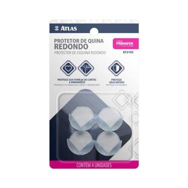 Imagem de 4 Pcs Protetores De Quina Canto Silicone Redondo Protetor De Canto De Mesa Atlas Primafer