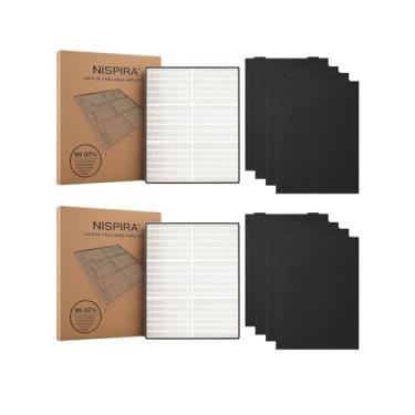 Imagem de Nispira 1183054K 8171434K Pré-filtro de carbono HEPA verdadeiro para purificador de ar Whirlpool Whispure AP510, AP530, AP450, AP45030HO AP51030K WP500 WP1000 2 pacotes