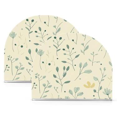 Imagem de Wassud Simple Line Art Suporte de guardanapo de acrílico, dispensador de guardanapos de papel moderno em forma de U para mesa, cozinha, sala de jantar, bancada 2 peças (comporta 50-60 guardanapos)