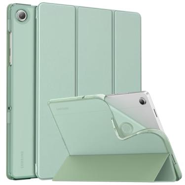 Imagem de MoKo Capa para Samsung Galaxy Tab A11 Plus 11 polegadas 2025/ Tab A9 Plus 11 polegadas 2023 com capa protetora traseira translúcida de TPU macio, capa para tablet A11+/A9+, despertar/hibernar