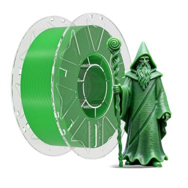 Imagem de Creality Filamento RFID para impressora 3D, pacote de filamento Hyper PLA de 1,75 mm para impressão 3D, filamento Hyper PLA RFID, alta precisão, carretel de 1 kg (verde)