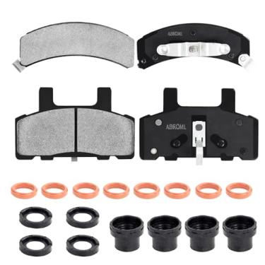 Imagem de Conjunto de pastilhas de freio a disco de cerâmica premium dianteiro adequado para Chevy Express 1500 96-02, para Blazer 92-94, para C1500 C2500 90-99, para Astro 90-02, para Cadillac Escalade 99-00