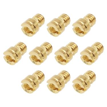 Imagem de OXCANO Carburador Principal Jet para Gy6 49cc 50cc 80cc 100cc CVK Carburador Carburador Principal Jet 139QMB 139QMA 78 80 85 87 88 90 92 94 96 98 Jato de carburador para ATV Scooters Go Kart Jonway