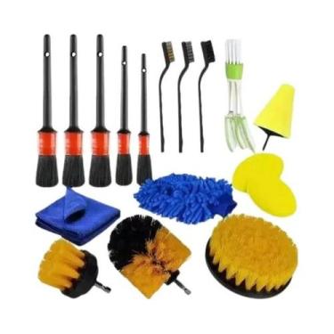 Imagem de Kit De Escova Elétrica Sem Fio Para Limpeza De Azulejos, Piso, Banheir