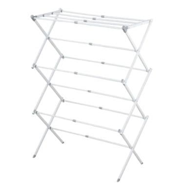 Imagem de Varal Vertical Retrátil de Chão - Branco