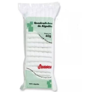 Imagem de Quadradinhos De Algodão Sussex Macio 40g Hidrófilo