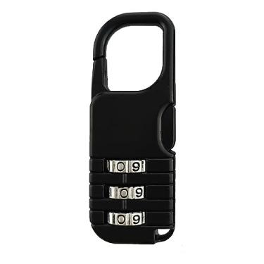 Imagem de Dioche Cadeado de Combinação de Bloqueio de Bagagem Seguro Leve Bloqueio de Mala de Viagem Material de Liga de Zinco Senha de 3 Dígitos Mala de Computador Carrinho