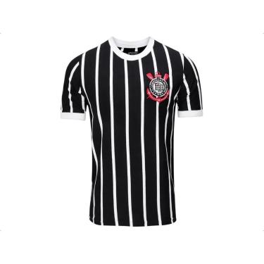 Imagem de Camisa Corinthians Democracia Listrada Retrô 1982 - Oficial-Masculino