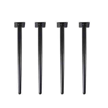 Imagem de TRGCJGH 4 peças pernas de móveis douradas armário metal pés de mesa TV armário perna de sofá pernas de móveis, C-15,7 polegadas