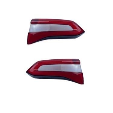 Imagem de compatível com bmw x5 g05 2019 2020 2021 2022 traseira escudo da luz traseira capa da lâmpada luzes de freio máscara substituir o abajur(Inside A Pair)