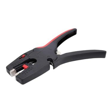Imagem de Fenteer Alicate decapador de fios automático com cabo ergonômico, ferramenta multifuncional 2 em 1 para decapagem e corte de cabos eletrônicos.
