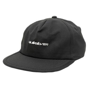 Imagem de Boné Quiksilver Aba Reta DNA Omni SM26 Preto, Preto, Único
