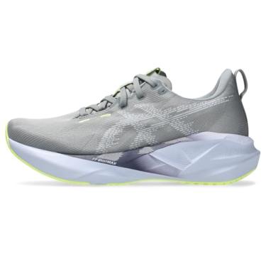 Imagem de ASICS Tênis de corrida feminino NOVABLAST 5, Cascalho/azul desbotado, 35